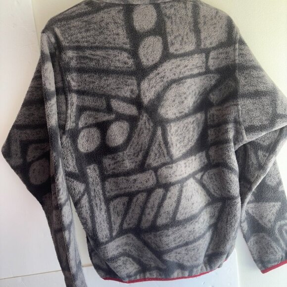 Patagonia Mens XS LW Synchilla Snap-T Pullover Fleece Jacket Shale Rock Gray - Picture 8 of 8